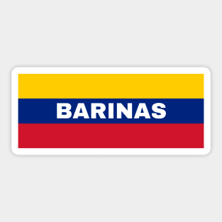 Barinas City in Venezuelan Flag Colors Sticker